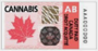 Alberta legal cannabis stamp